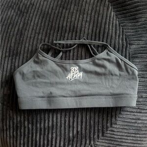 808 All Day Black Strappy Sports Bra